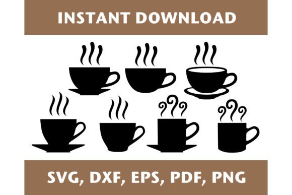 Coffee Cup SVG for Graphics and Crafts