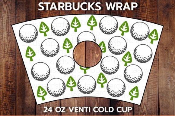 Golf Sport 24oz Cold Cup SVG: Graphics for Crafts