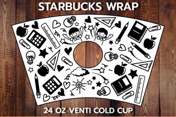 Teacher Life 24oz Venti Cup SVG